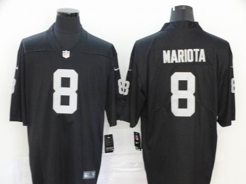 nfl Oakland Raiders #8 Mariota black vapor untouchable jersey