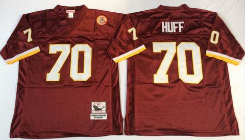 nfl Washington Redskins #70 Huff red throwback jersey
