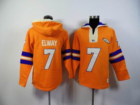 nfl broncos 7 Elway orange sweatshirt hoody