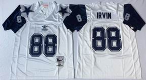nfl dallas cowboys 88 Irvin white throwback jersey