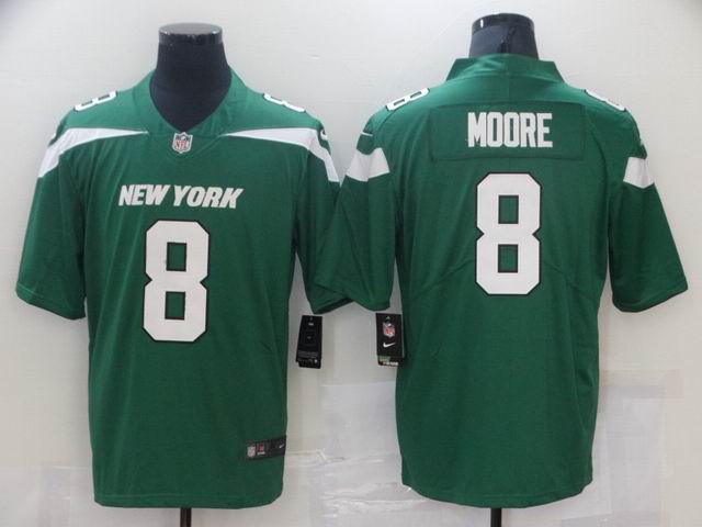 nfl jets #8 MOORE green vapor untouchable jersey