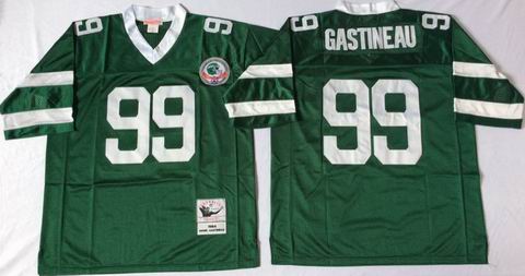 nfl new york jets #99 Gastineau green throwback jersey