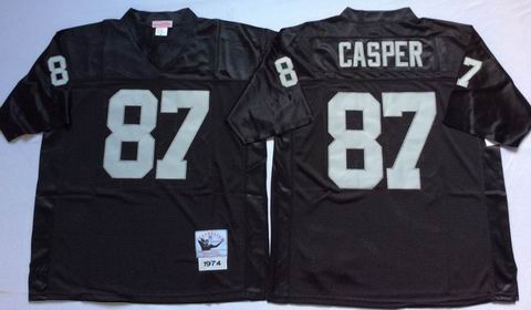 nfl oakland raiders #87 Casper black throwback jersey