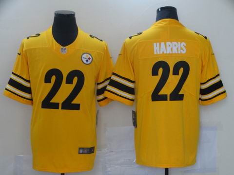nfl pittsburgh steelers #22 HARRIS yellow jersey