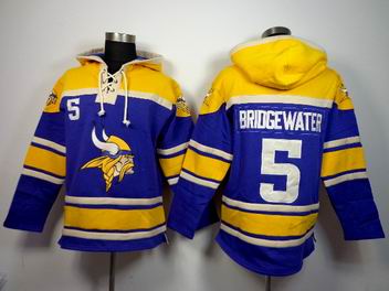 nfl vikings 5 Bridgewater sweatshirts hoody