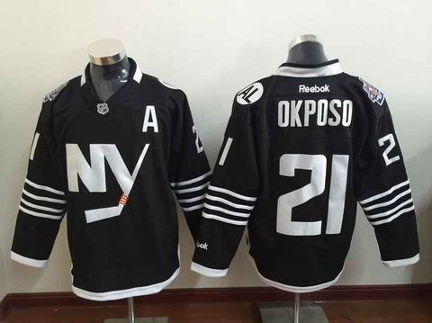 nhl New York Islanders #21 Okposo black jersey