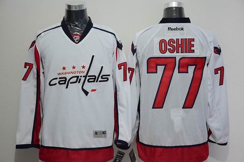 nhl Washington Capitals #77 Oshie white jersey