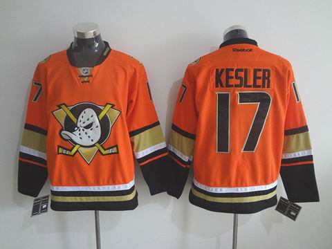 nhl anaheim ducks #17 Kesler orange jersey