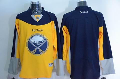 nhl buffalo sabres blank yellow blue jersey