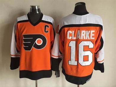 nhl calgary flames #16 Clark orange jersey