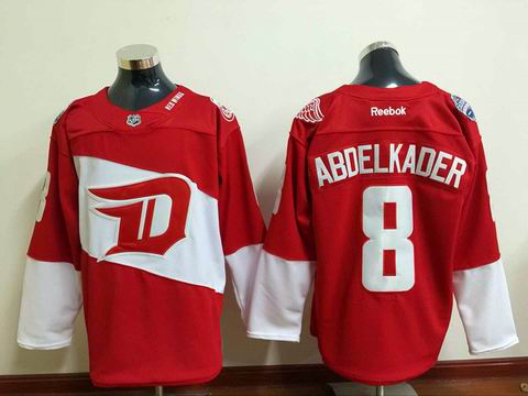 nhl detroit red wings 8 Abdelkader red jersey