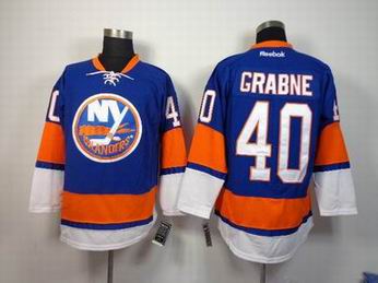 nhl new york Islanders 40 Grabne blue jersey