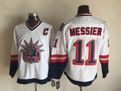 nhl new york rangers #11 Messier white jersey