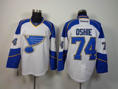 nhl st. louis blues #74 Oshie white jersey