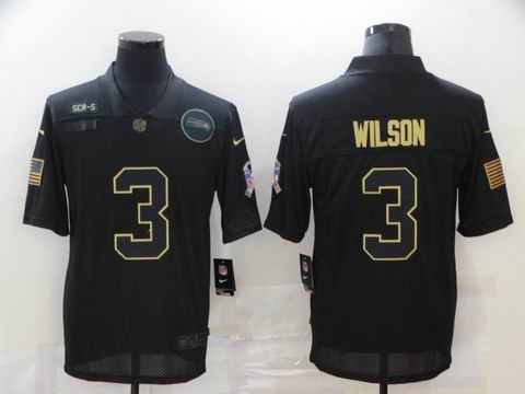 niike nfl seahawks #3 WILSON black solute service jersey