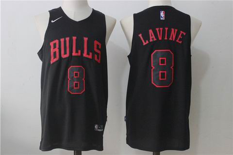 nike NBA Chicago Bulls #8 Lavine black jersey