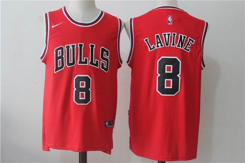 nike NBA Chicago Bulls #8 Lavine red jersey