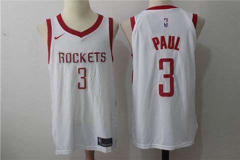 nike NBA Houston Rockets #3 PAUL white jersey