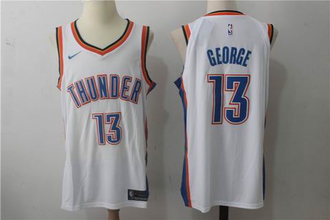 nike NBA Oklahoma City Thunder #13 GEORGE white jersey