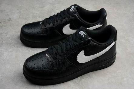 nike air force 1 low shoes black white