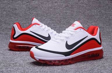 nike air max 2017 shoes white red