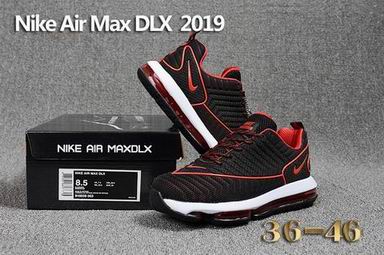 nike air max DLX 2019 shoes black red