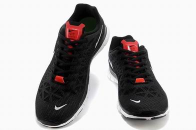 nike free TR fit 3 breathe shoes black red