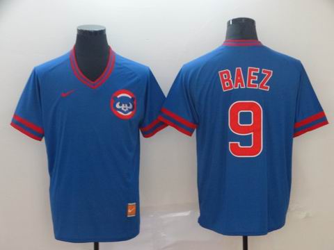 nike mlb Chicago Cubs #9 BAEZ blue jersey