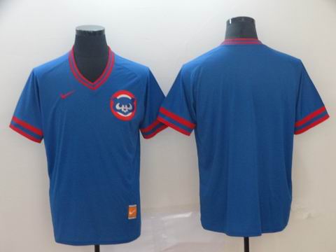 nike mlb Chicago Cubs blank blue jersey