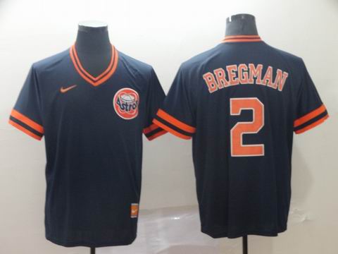 nike mlb Houston Astros #2 Bregman blue jersey