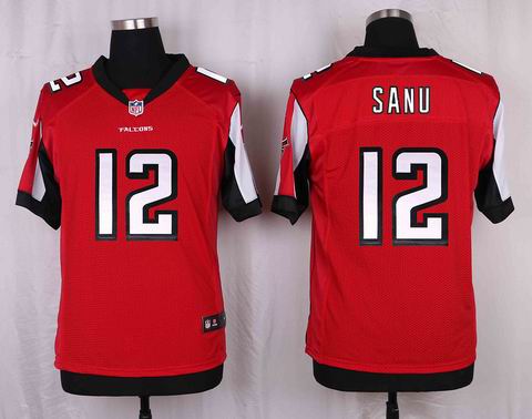 nike nfl Atlanta Falcons #12 Sanu red elite jersey