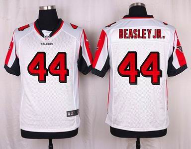 nike nfl Atlanta Falcons #44 Beasley Jr. white elite jersey