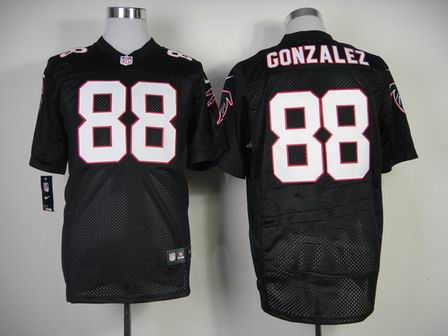 nike nfl Atlanta Falcons 88 Gonzalez black elite jersey