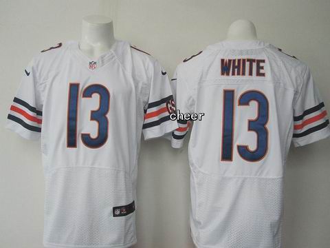 nike nfl Bears #13 white white Elite Jersey
