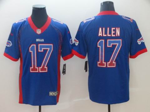 nike nfl Buffalo Bills #17 Allen drift rush blue jersey