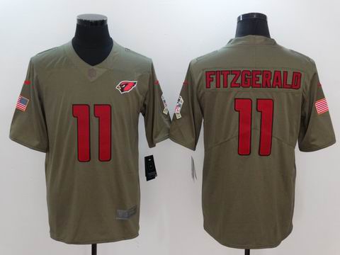 nike nfl Cardinals #11 Fitzgerald Olive Salute To Service Limited Jersey