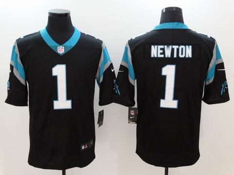 nike nfl Carolina Panthers #1 Newton rush II black jersey