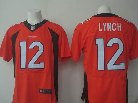 nike nfl Denver Broncos #12 Paxton Lynch orange elite jersey