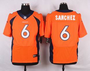 nike nfl Denver Broncos #6 Mark Sanchez orange elite jersey