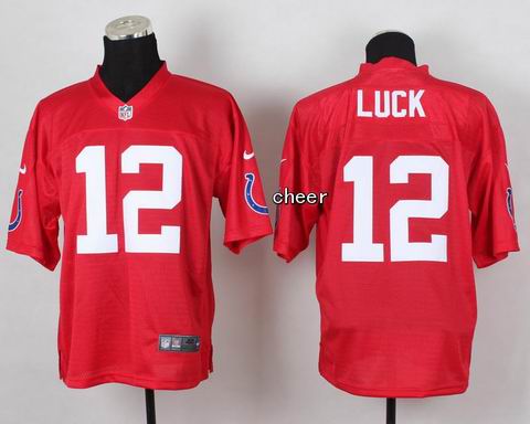 nike nfl Indianapolis Colts #12 luck red QB Jersey