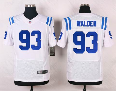 nike nfl Indianapolis Colts #93 Erik Walden white elite jersey