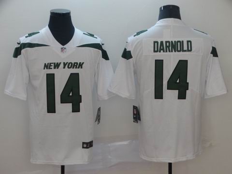 nike nfl Jets #14 Darnold Vapor Untouchable limited white jersey