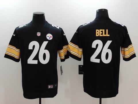nike nfl Pittsburgh Steelers #26 BELL rush II black jersey
