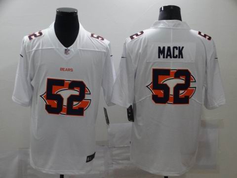nike nfl bears #52 MACK white shadow jersey