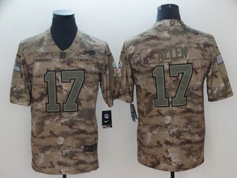 nike nfl bills #17 Allen Camo Salute To Service limited jersey