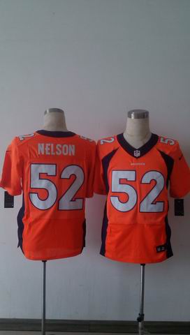 nike nfl broncos 52 Nelson orange elite jersey