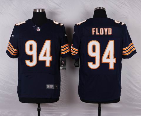 nike nfl chicago bears #94 Leonard Floyd blue elite jersey