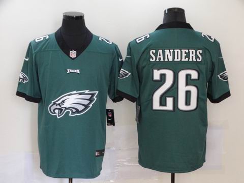 nike nfl eagles #26 SANDERS green big logo fashion jersey
