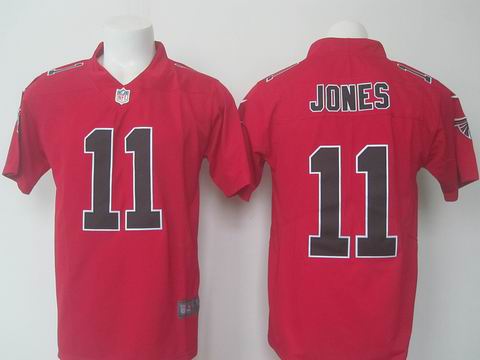 nike nfl faclons #11 Jones rush red limited jersey