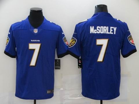 nike nfl ravens #7 McSORLEY blue vapor untouchable jersey